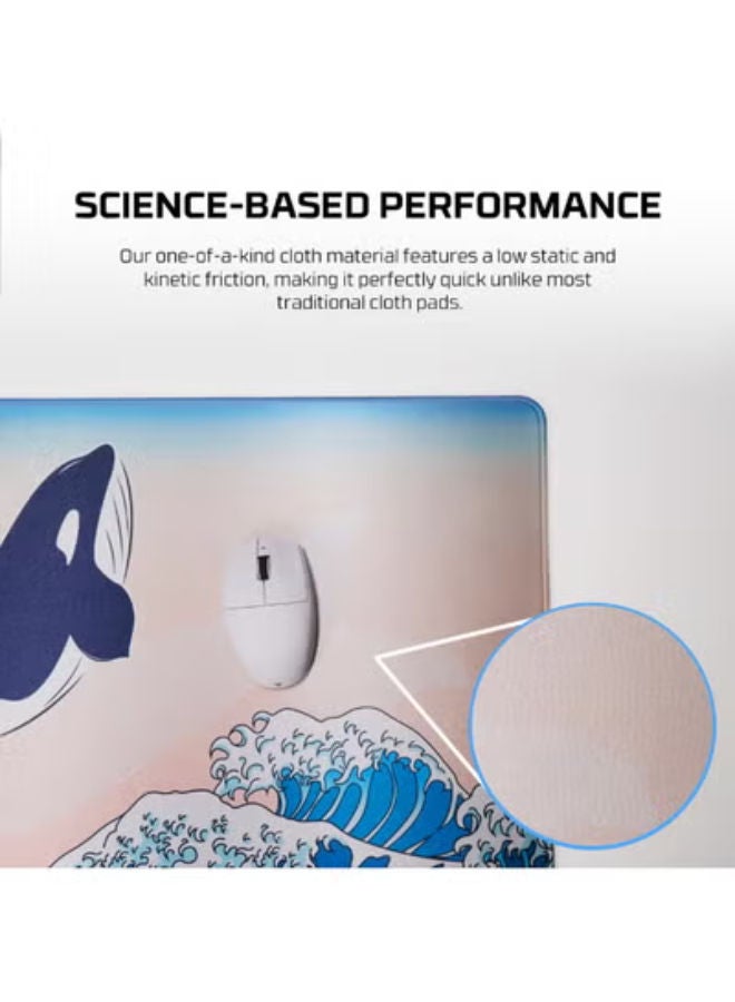 FANTECH ATO MP905 KUJIRA UMI Deskmat Mouse Pad — durable, spill-resistant, anti-slip base, 900x400x4mm for comfort and control - Image 2
